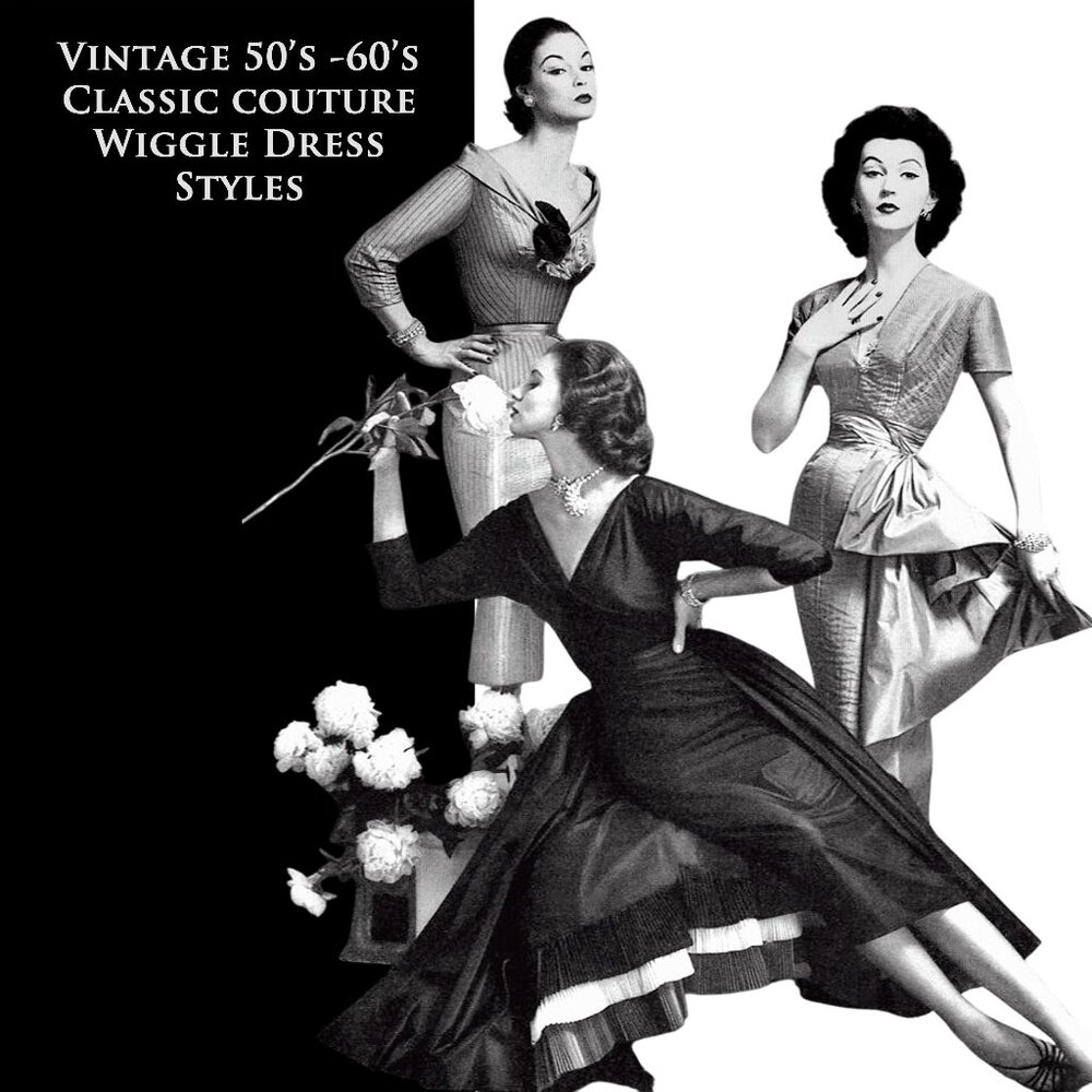 Vintage 1950s HOUSE OF BRANELL Cocktail Dress - VGVC - Picture 4 of 14